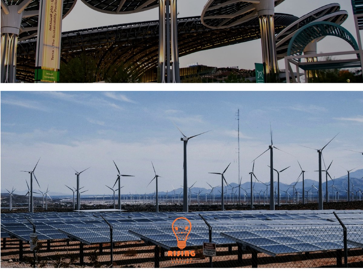 Solar and wind energy infrastructure illustrating resilient power systems